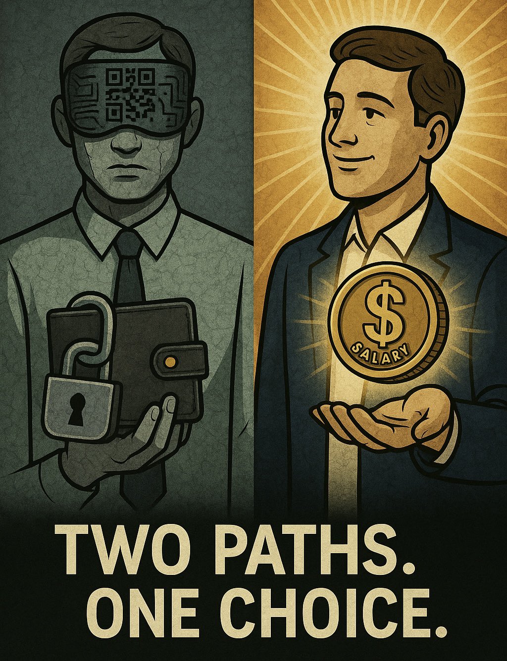 Two paths one choice - traditional vs $SALARY