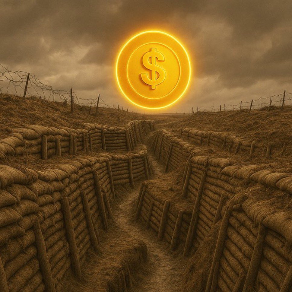 Trenches with glowing $SALARY coin